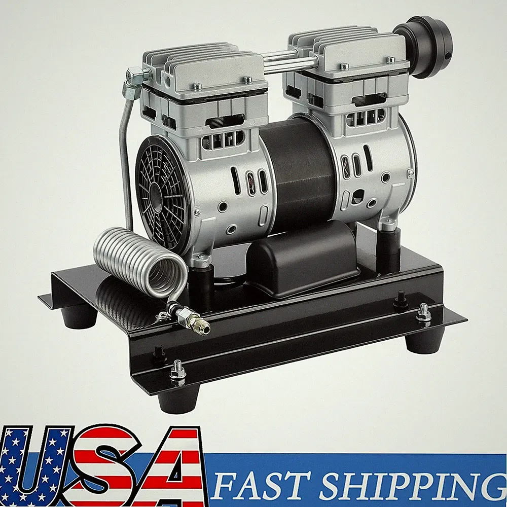 Air Compressor Oil Free 750W/1.0Hp 0.75Kw/1.0Hp 1500W 2HP 5.2CFM 110v/60Hz