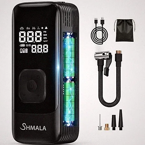 Tire Inflator Portable Air Compressor – Cordless Air Compressor with Digital...