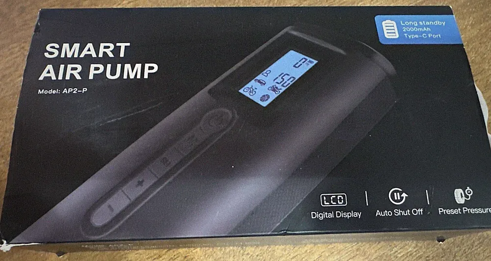 Woowind AP2-P Tire Inflator Portable Air Compressor 150PSI Air Pump Car Bike