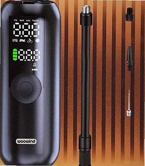 Woowind LP1 Bike Pump Tire Inflator Portable Air Compressor Max150 PSI Tire Pump